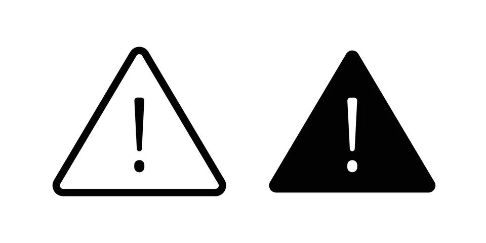 Danger icon vector, symbol, logo illustrations Stock Illustration