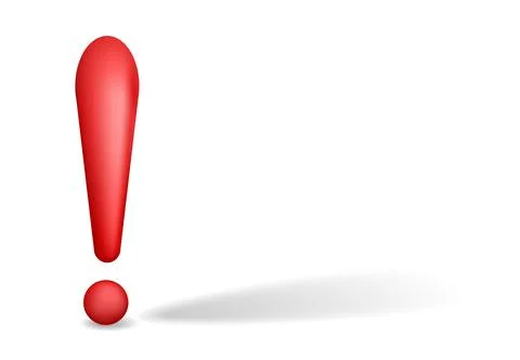Danger information message template with hazard exclamation point symbol. 3d  스톡 일러스트