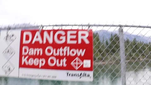 Danger keep out sign Stock Footage 112365817