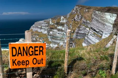 Danger Keep Out Sign Фото