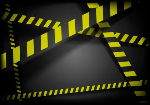 Danger Lines Background Stock Illustration