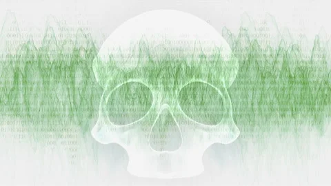 Danger lurking on the Internet - a light theme. Stock Footage 95804322