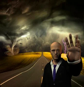 Danger no passage Stock Illustration