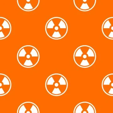 Danger nuclear pattern seamless Illustrazione stock
