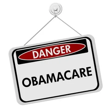 Danger of obamacare Stock Illustration