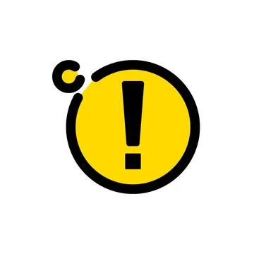 Danger or warning. Exclamation mark caution sign. Vectors. Stock Illustration