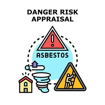 Danger risk appraisal assessing various hazards 스톡 일러스트