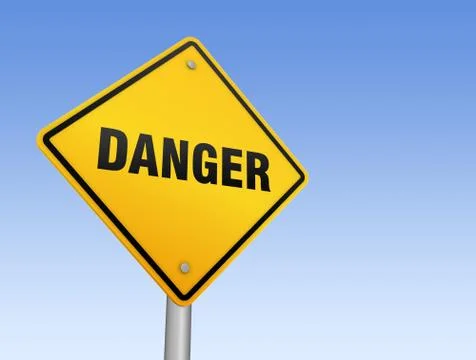 Danger road sign イラスト素材