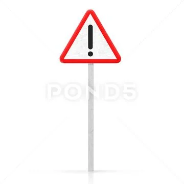 Danger road sign Stock Photos