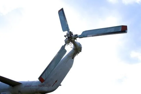 Danger Rotating Propeller  Stock Photos