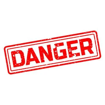 Danger rubber stamp grunge vector. Stock Illustration
