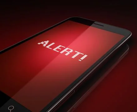 Danger on screen Stock-Illustration