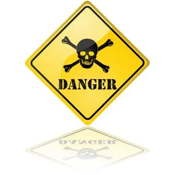 Danger sign Stock Illustration