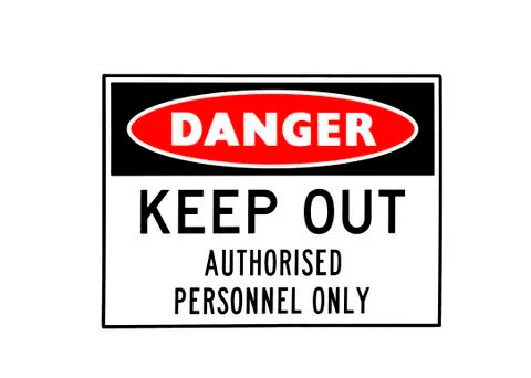 Danger sign Stock Photos