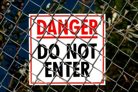 Danger Sign Stock Photos