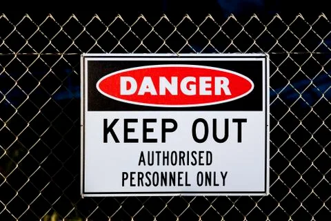 Danger sign Stock Photos