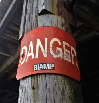 Danger Sign Foto stock