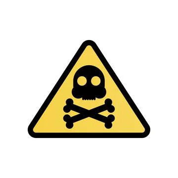 Danger Sign. Potential danger warning. Have you got any problems Stock Illustration