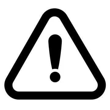 Danger sign vector icon. Attention caution illustration. Business concept sim Stock Illustration