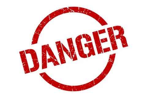 Danger stamp Stock Illustration