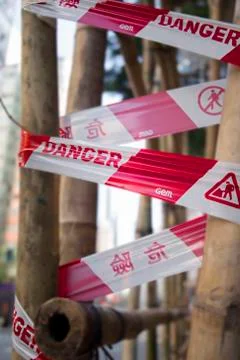 Danger Tape Stock Photos