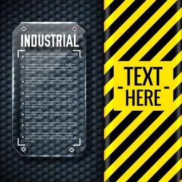 Danger tech abstract background concept. Vector illustration Stock Illustration