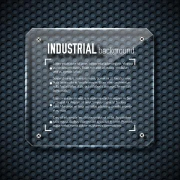 Danger tech abstract background concept. Vector illustration Illustrazione stock