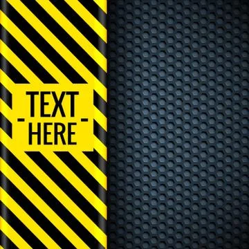 Danger tech abstract background concept. Vector illustration 스톡 일러스트