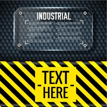 Danger tech abstract background concept. Vector illustration Stock Illustration