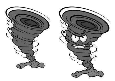 Danger tornado disaster Stockillustratie