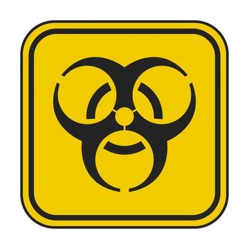 Danger Vector Flat Icon Illustrazione stock