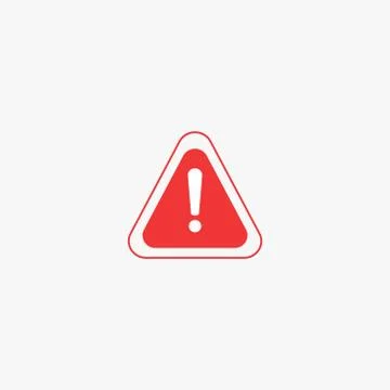 Danger warning attention or exclamation sign. Danger sign design. Caution err Stock Illustration