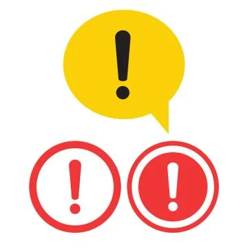 Danger warning attention or exclamation sign. Danger sign design. Caution err Stock Illustration