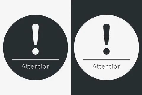 Danger, Warning, Caution. Hazard Sign, Symbol  and  Icon Stock Illustration