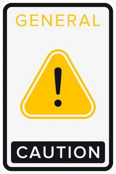 Danger, Warning, Caution. Hazard Sign, Symbol  and  Icon Stock Illustration