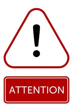 Danger, Warning, Caution. Hazard Sign, Symbol  and  Icon Stock Illustration