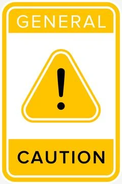 Danger, Warning, Caution. Hazard Sign, Symbol  and  Icon Stock Illustration