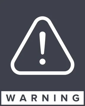 Danger, Warning, Caution. Hazard Sign, Symbol  and  Icon Stock Illustration