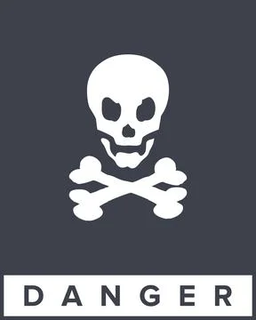Danger, Warning, Caution. Hazard Sign, Symbol  and  Icon Stock Illustration