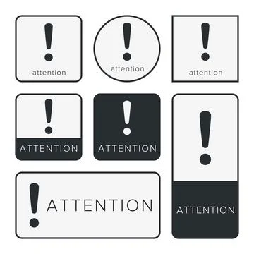 Danger, Warning, Caution. Hazard Sign, Symbol  and  Icon Stock Illustration