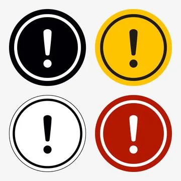 Danger, Warning, Caution. Hazard Sign, Symbol  and  Icon Stock Illustration