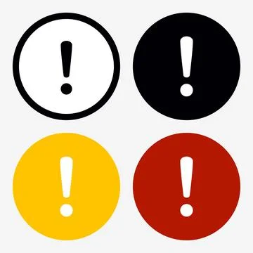 Danger, Warning, Caution. Hazard Sign, Symbol  and  Icon Stock Illustration
