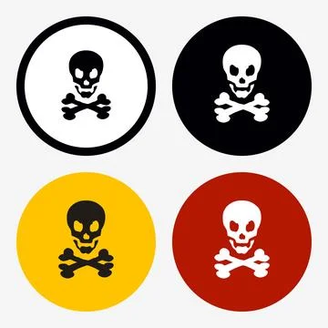 Danger, Warning, Caution. Hazard Sign, Symbol  and  Icon Stock Illustration