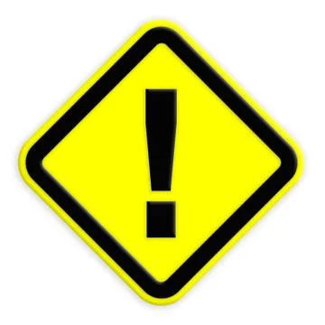 Danger warning sign Stock Illustration