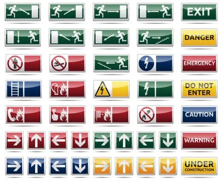 Danger warning sign Stock Illustration