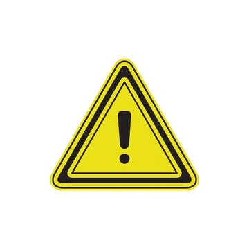 Danger warning sign Stock Illustration