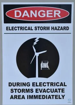 Danger warning sign Stock Photos