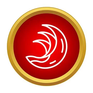 Danger warning wave tsunami surge concept icon Stock Illustration