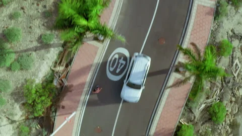 Dangerous behavior on the Road. Human is riding a Skateboard Stock Footage 146714348
