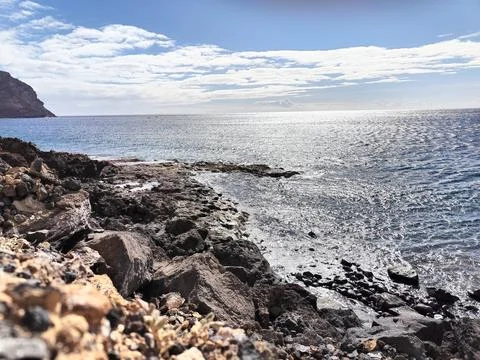 Dangerous cliff Foto stock